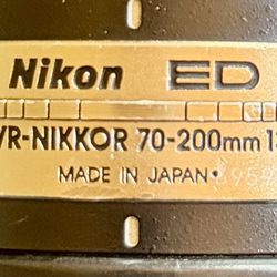 Nikkor lens