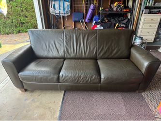 Leather couch