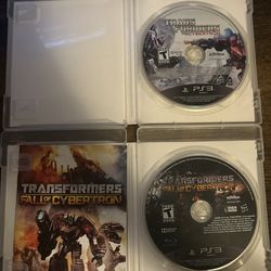 PS3 Transformer Fall Of Cybertron & War Of Cybertron