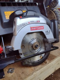 Cordless laser trim saw 19.2 v