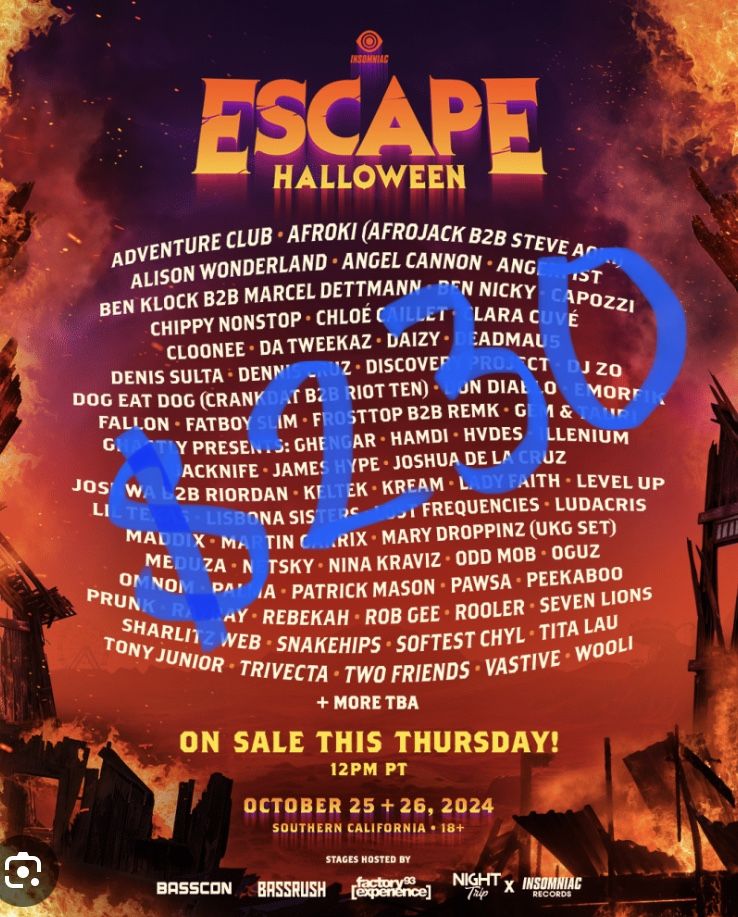 Escape Halloween Tickets/Wristbands