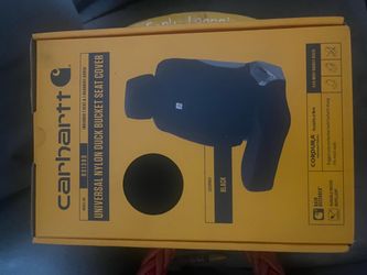 Carhartt R31399 Universal Nylon Duck Bucket Seat Cover Black