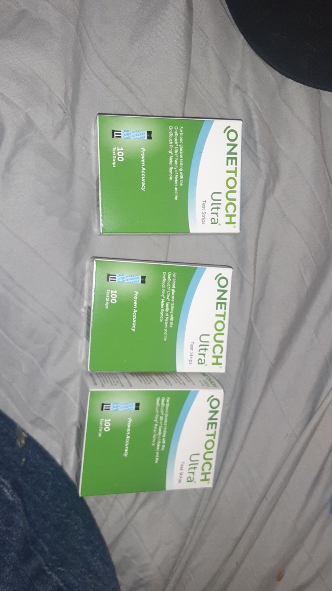 One touch ultra test strips 100 count each box