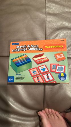 Lakeshore Match And Sort Language Quickies Vocabulary