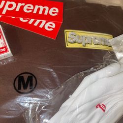 Supreme Bling Box Logo Hoodie ( Includes Sticker And Gifts )