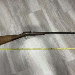 Antique 1912 Toy Rifle Metal/Wood