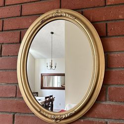 Vintage Oval Mirror 
