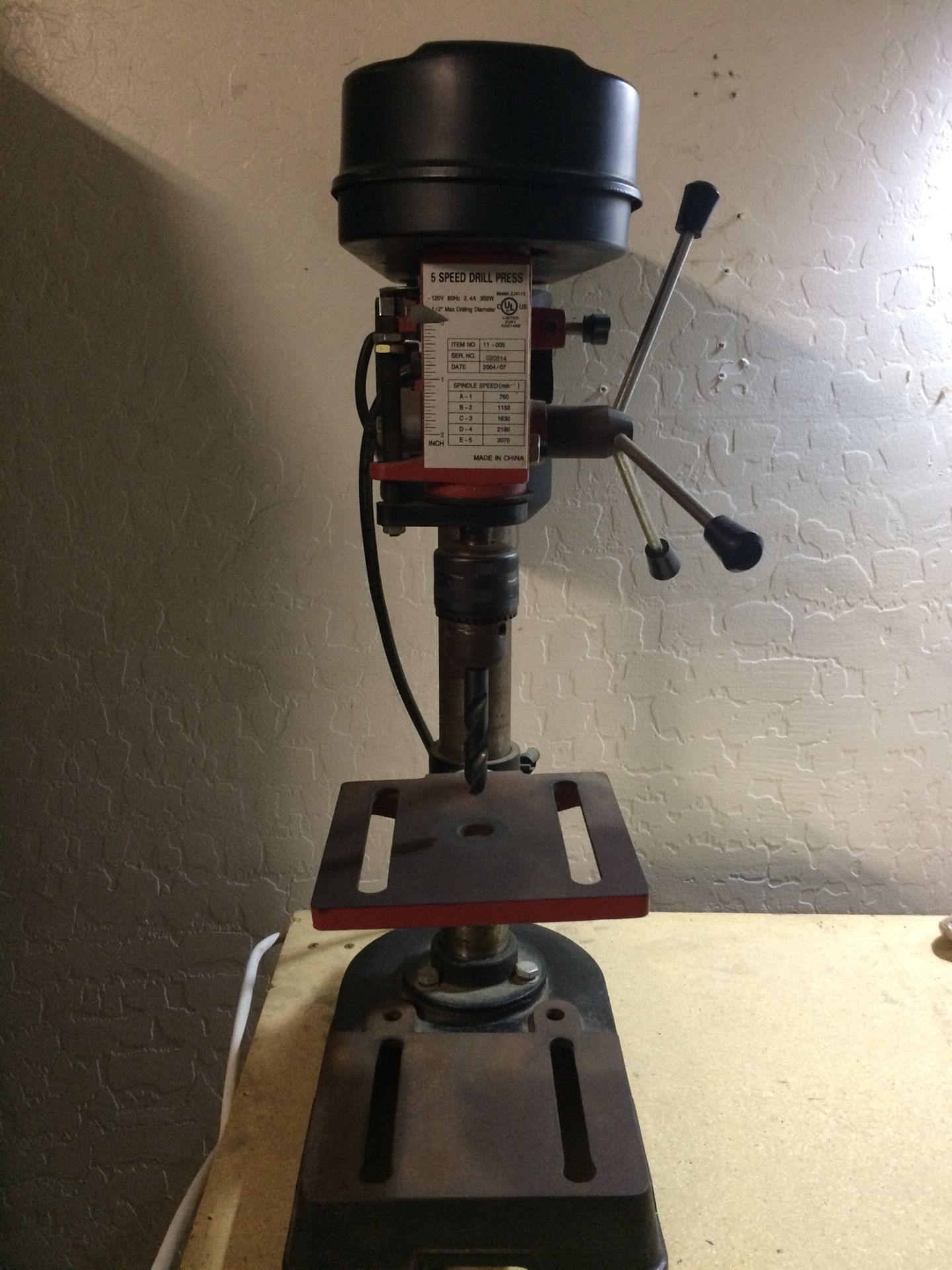 Cummins ZJ4113 5 Speed Heavy Duty Drill Press