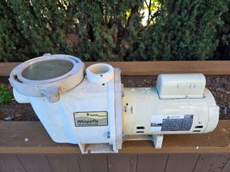 Pentair WhisperFlo Pump & A.O. Smith Century Motor 177450-03 (Needs Bearings)