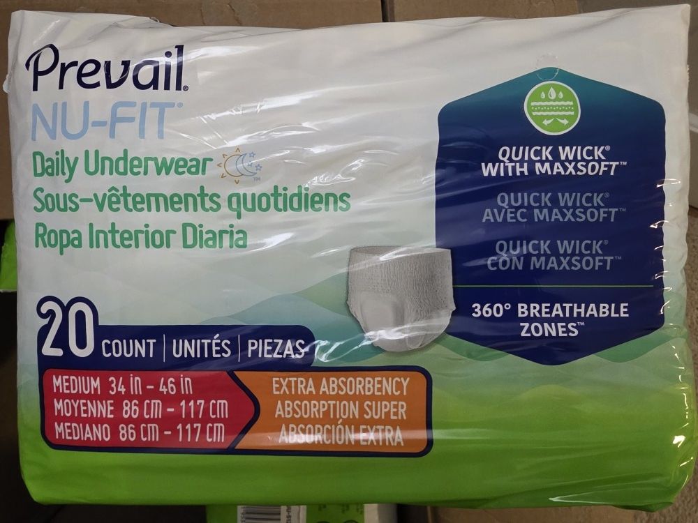 PreVail Adult Diapers ($35 Per Box)