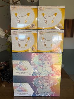 Assorted Pokemon - 30th Celebration EBT and Super Prismatic Collection