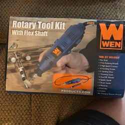 Rotary Tool Kit With Flex Shaft