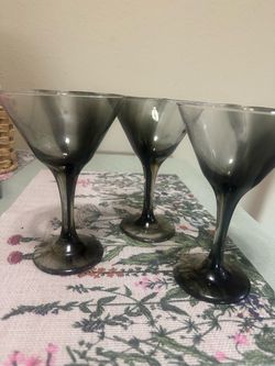 Martini /cocktail Glasses Set of 3