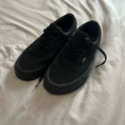 Vans Authentic Skate Shoe - Black Monochrome