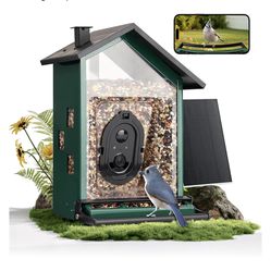 Smart Bird Feeder with Camera Solar Powered