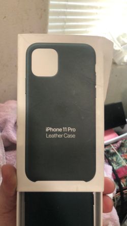 iPhone 11 Pro leather