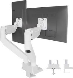 Claiks Dual Monitor Mount for Max 35 inch Screens Stand up to Max 89 lb#2984LR2