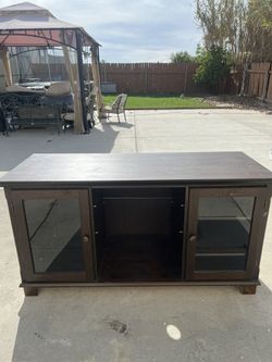 TV Console Brown