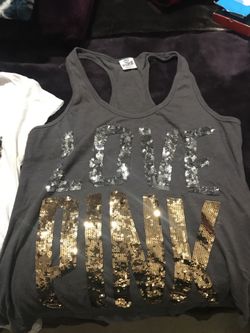 PINK VICTORIA SECRET MED SEQUIN