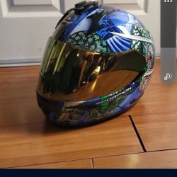Scorpion motorcycle helmet