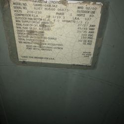 Ruud Ac Unit  Used  