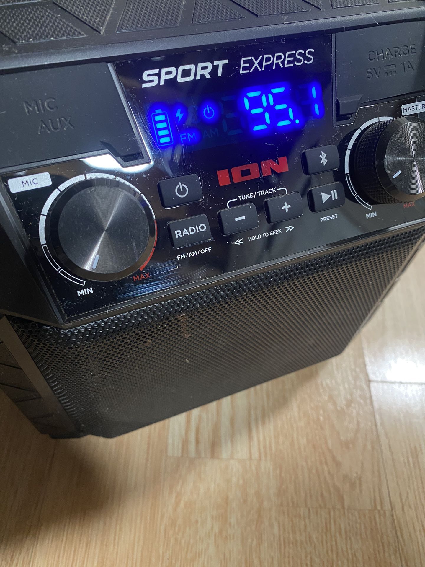 ION Audio Sport Express - Speaker - for PA system - wireless - Bluetooth, NFC - 2-way