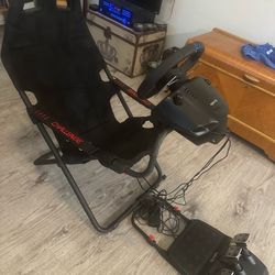 Logitech G29 Wheel + Pedals & Playseat Challenge Racing Simulator Set