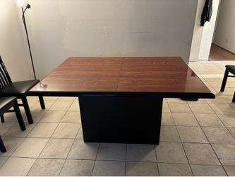 Heavy dining room table some imperfections.