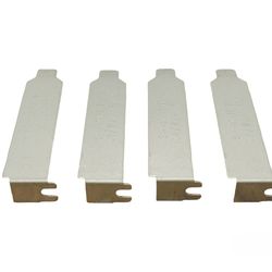 4pcs Metal PCI Blank Expansion Slot Cover Dust Filter Blanking Board