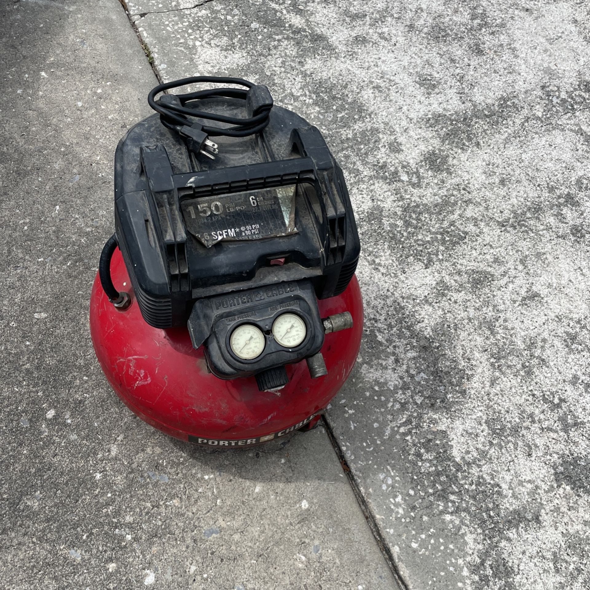 Porter Cable 150PSI 6 Gal