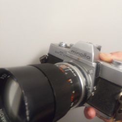 Minolta Srt 101 Camera With Lens
