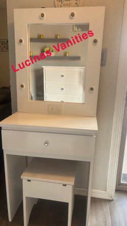 White Vanity Set