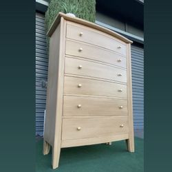 POTTERY BARN INSPIRED TALL WOOD DRESSER ****REFINISHED****