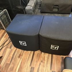 Ev 18” Powered Subwoofers - Pair Ekx-18sp