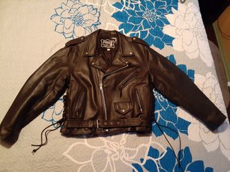 LEATHER BIKER JACKET