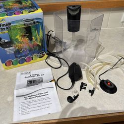 Tetra 1 Gallon Bubbling LED Starter Kit Fish Tank