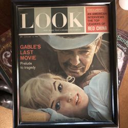 Look Magazine - Marilyn Monroe and Clark Gable - Gable’s Last Movie