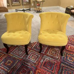Beautiful Yellow Chairs