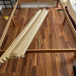 Platform Wood Queen Bed