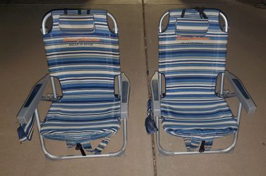Tommy Bahama Folding Beach Chairs – Set of 2