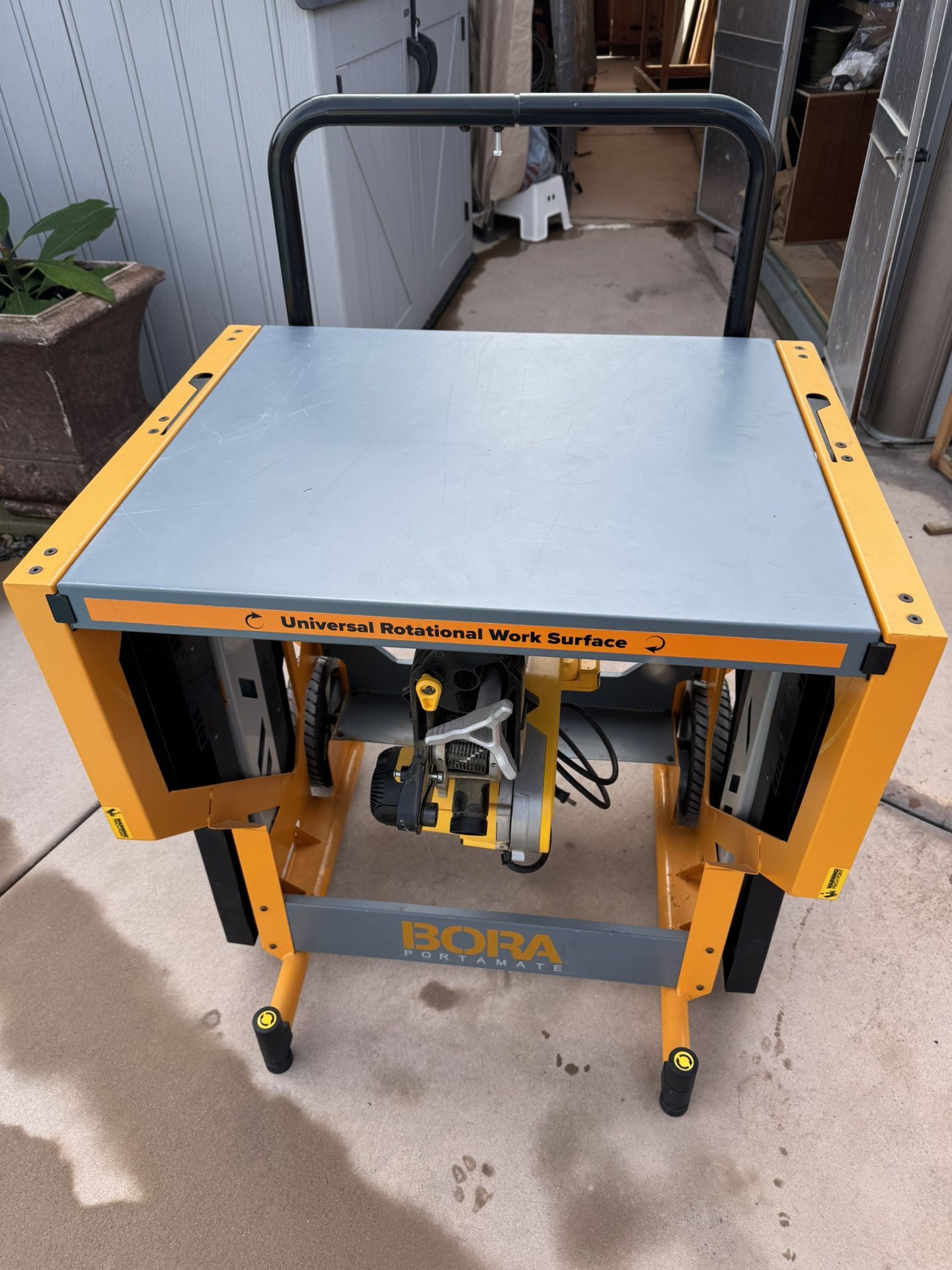 Dewalt DW716 XPS On Bora Ports Mate Miter Saw Stand