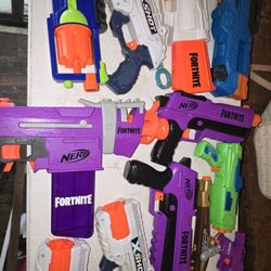 Nerf guns 5$ Each Or 60 For All 
