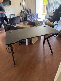 Gaming desk and chair