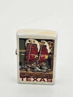 Zippo Texas Cowboy Boots Flip Lighter