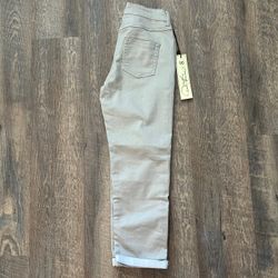 DG2 by Diane Gilman Stretch Cuff Jean Taupe Women’s 2P