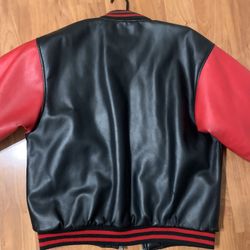 Vintage NASCAR GM leather Jacket Size large