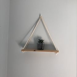 2 Triangle Hanging Shelves 