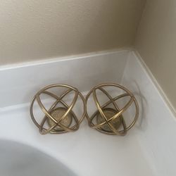 Gold Candle Holders