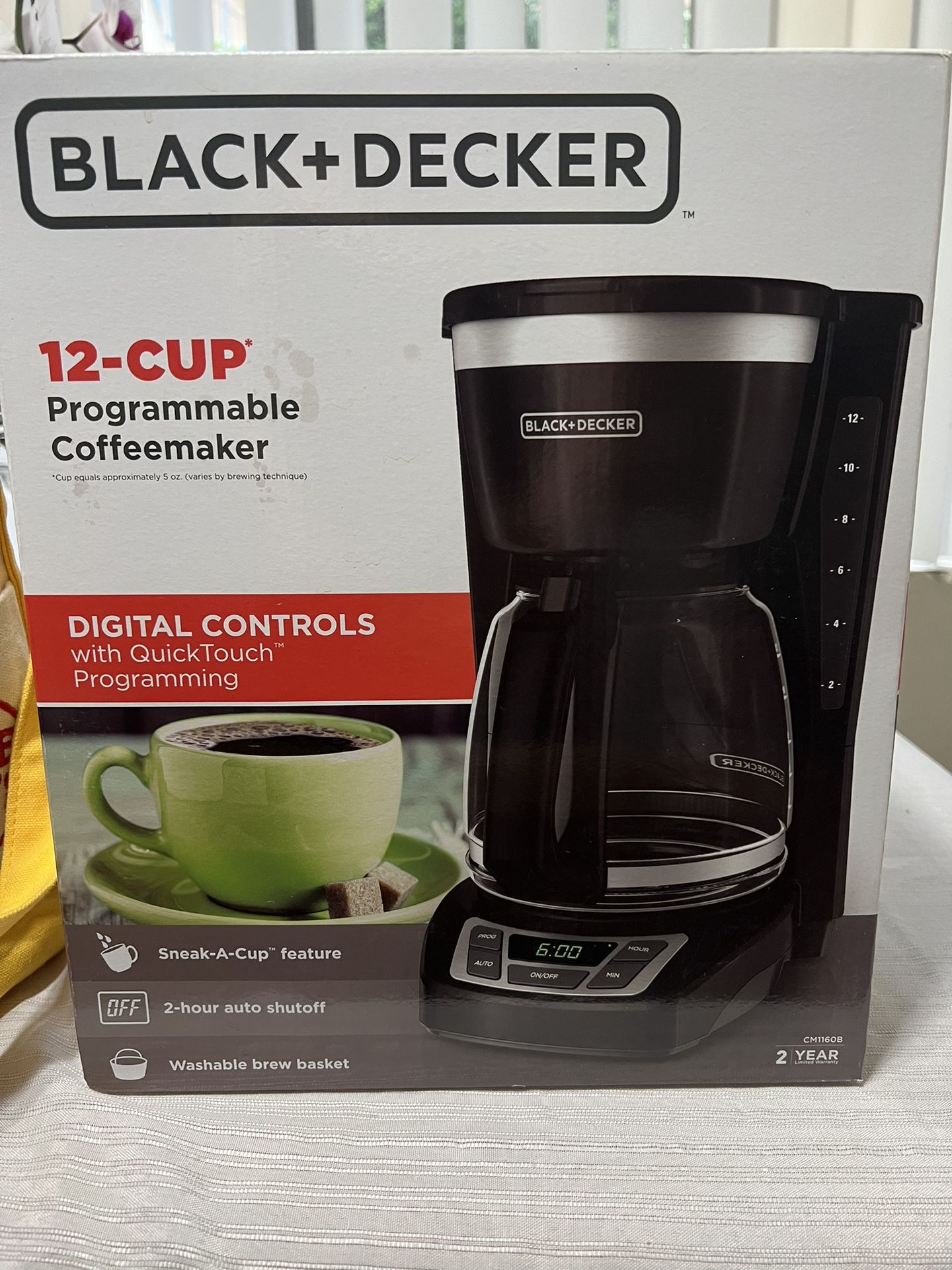 Black+Decker 12-Cup Programmable Coffeemaker
