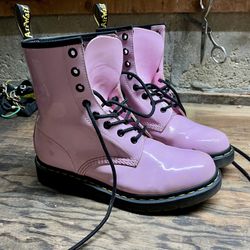 Dr Martens Pink Boot Size 9